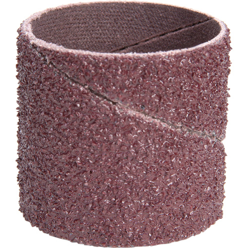 Spiral Bands, 1/2" x 1/2", Aluminum Oxide, 80 Grit Les Fournitures Industrielles Méga