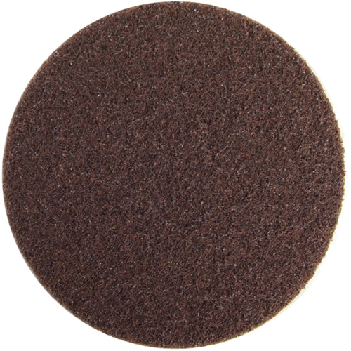 Disque non tiss&eacute; autoagrippant, 2" dia., Grain Cors&eacute;, Oxyde d'aluminium Les Fournitures Industrielles Méga