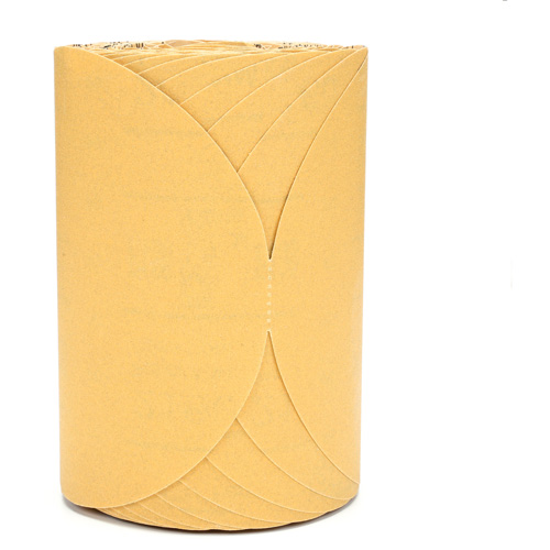 Stikit Gold Paper 216U Disc Roll, Aluminum Oxide, 6" W x 87' L, P180 Grit Les Fournitures Industrielles Méga