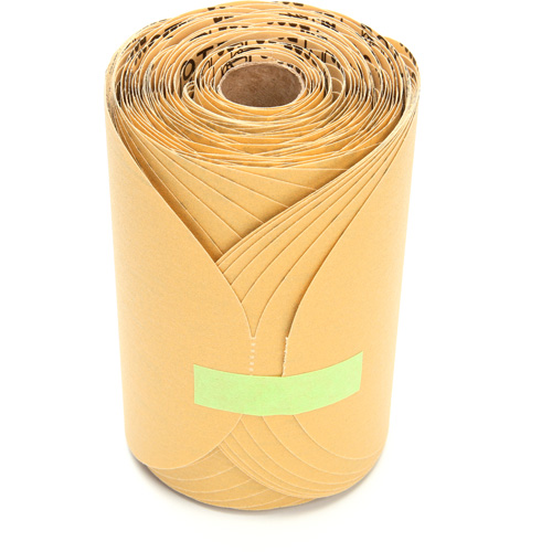 Rouleau de disques dor&eacute;s 216U Stikit, Oxyde d'aluminium, 6" la x 87' lo, Grain P220 Les Fournitures Industrielles Méga