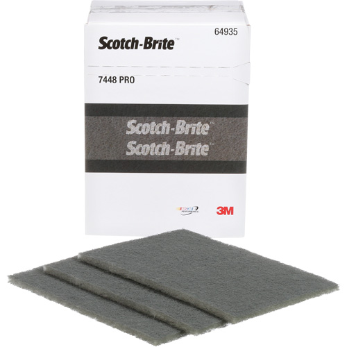 Tampon pour la pr&eacute;paration manuelle des surfaces Scotch-Brite Pro, Carbure de silicium, 9" x 6", Grain Ultra fin Les Fournitures Industrielles Méga