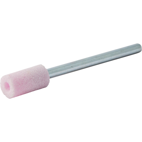 Vitrified Bond Mounted Point, B135, Aluminum Oxide, 1/4" Dia., 1/2" L, 80 Grit Les Fournitures Industrielles Méga