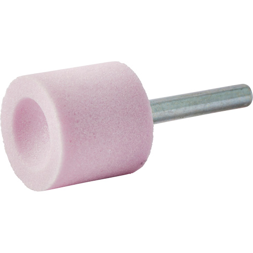 Meule mont&eacute;e vitrifi&eacute;e, A38, Oxyde d'aluminium, 1" dia., 1" lo, 80 Grain Les Fournitures Industrielles Méga