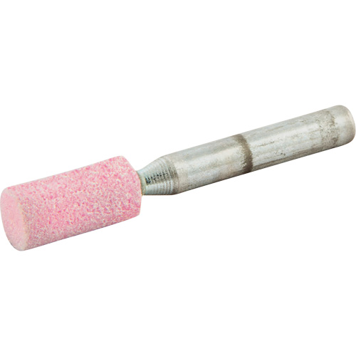 Vitrified Bond Mounted Point, W177, Aluminum Oxide, 3/8" Dia., 3/4" L, 80 Grit Les Fournitures Industrielles Méga