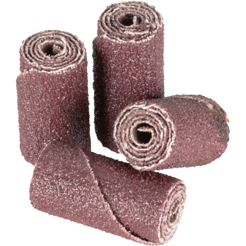 341D Sanding Cartridge Roll, 80 Grit, 1/2" Dia., Aluminum Oxide, 1" L, 1/8" Arbor Les Fournitures Industrielles Méga