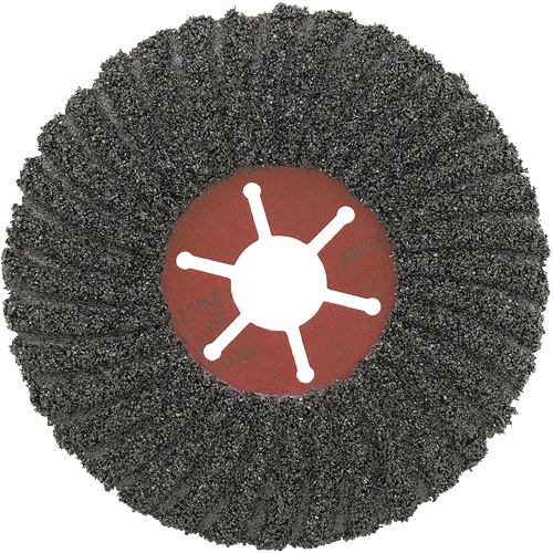 Powerflex Semi-Flexible Disc, 5" Dia., C24 Grit, Silicon Carbide Les Fournitures Industrielles Méga