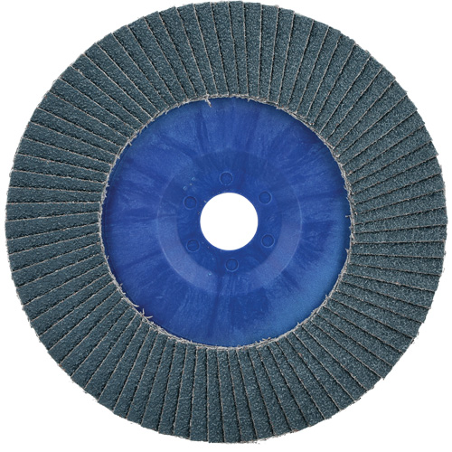 BlueFire Quick Trim Flap Disc, 7" x 7/8", Type 27, 40 Grit, Zirconia Alumina Les Fournitures Industrielles Méga