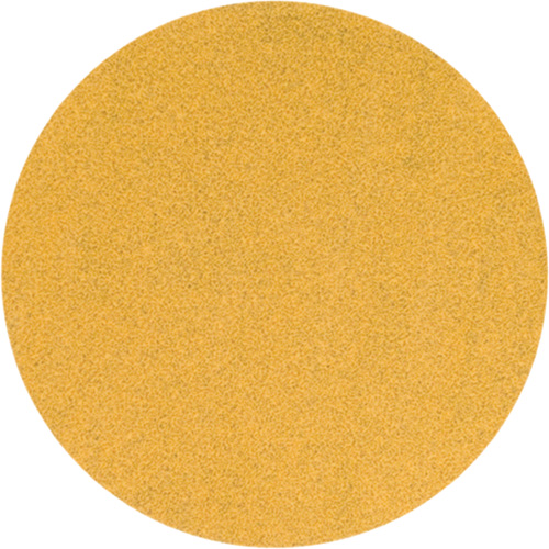 Disque de ponçage jaune &agrave; boucles & crochets, 5" dia., Grain P220, Oxyde d'aluminium Les Fournitures Industrielles Méga