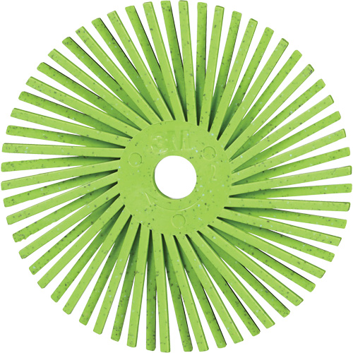 Scotch-Brite Type A Precision Radial Bristle Brush PN-RB, Ceramic, 50+ Grit, 3" Dia. Les Fournitures Industrielles Méga