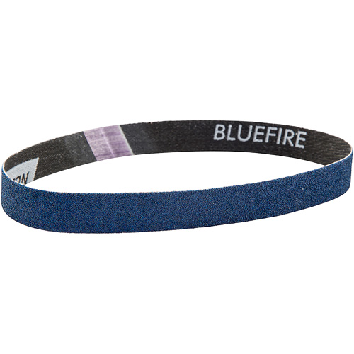 Courroie pour ponceuse BlueFire, 3/4" la x 20-1/2" lo, Alumine de zirconium, Grain 60 Les Fournitures Industrielles Méga