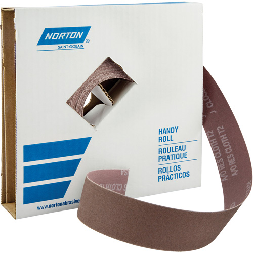 Metalite&reg; K225 Shop Rolls, Aluminum Oxide, 1-1/2" W x 150' L, 40 Grit Les Fournitures Industrielles Méga
