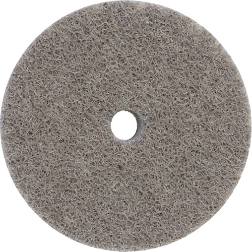 Bear-Tex&reg; Non-Woven Unified Wheel, 3" x 1/4", 3/8" Arbor, Fine Grit, Aluminum Oxide Les Fournitures Industrielles Méga