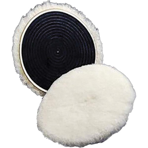 Tampon de polissage naturel Finesse-it 82531, 7" dia., Laine Les Fournitures Industrielles Méga