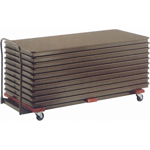 Chariots de table empilables plats, 97,5" la x 31,25" p x 36,25" h Les Fournitures Industrielles Méga