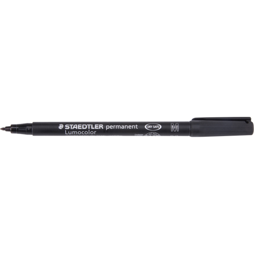 Lumocolor&reg; Permanent Marker, Black, Medium Tip Les Fournitures Industrielles Méga