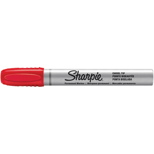Permanent Markers - Berol Liquid Tip, Red, Chisel Tip Les Fournitures Industrielles Méga