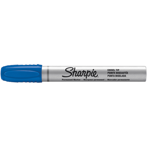 Permanent Markers - Berol Liquid Tip, Blue, Chisel Tip Les Fournitures Industrielles Méga