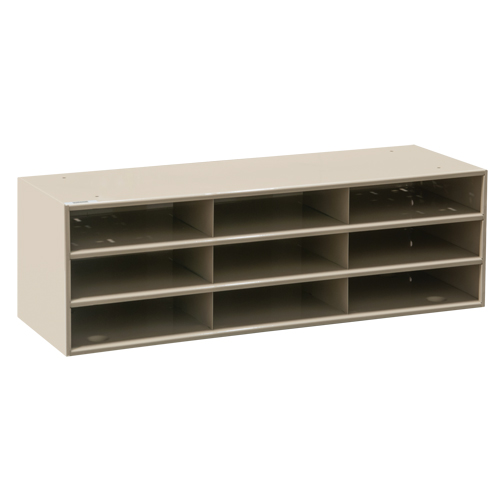 Data Organizers, Stationary, 15 Slots, Steel, 33-3/4" W x 11 5/8" D x 17 3/4" H Les Fournitures Industrielles Méga