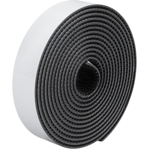 Dual Lock Reclosable Fastener, Self-Mating, 50 yds x 1/2", Adhesive, Black Les Fournitures Industrielles Méga