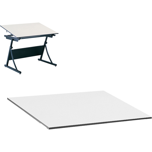 Dessus de table Planmaster, 60" la x 3/4" h, Blanc Les Fournitures Industrielles Méga