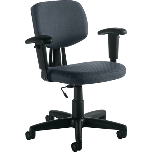 Task Chair, Fabric, Charcoal Les Fournitures Industrielles Méga