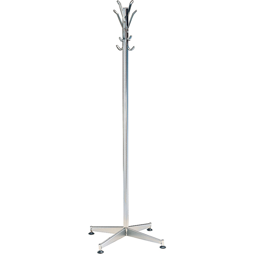 Pat&egrave;re, 60" ha, Acier, Chrome, 8 Crochet(s) Les Fournitures Industrielles Méga