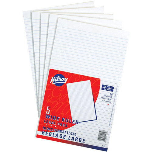 Tablettes de papier blanc Les Fournitures Industrielles Méga