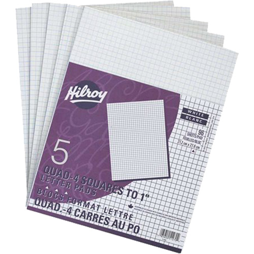 Tablettes de papier blanc Les Fournitures Industrielles Méga