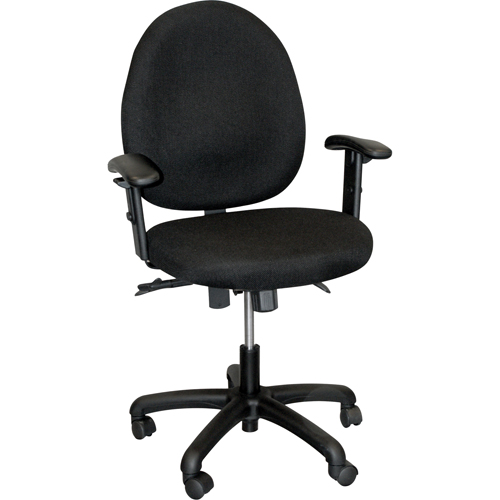 Chaise de dactylo ergonomique avec dossier moyen de s&eacute;rie 900, &agrave; dessin, Ajustable Hauteur, Capacit&eacute; 250 lb Les Fournitures Industrielles Méga