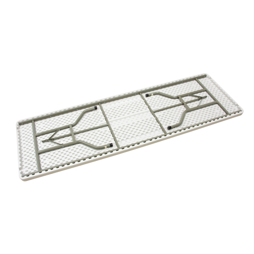 Table pliante, Rectangulaire, 96" l x 30" la, Poly&eacute;thyl&egrave;ne, Blanc Les Fournitures Industrielles Méga