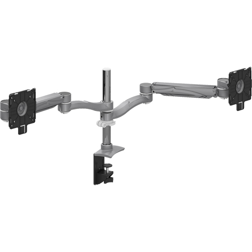 Dual Screen Height Adjustable Monitor Arms Les Fournitures Industrielles Méga