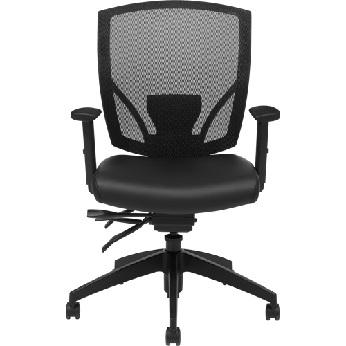 Chaises &agrave; bras Multi-Tilter, Vinyle, Noir, Capacit&eacute; 300 lb Les Fournitures Industrielles Méga