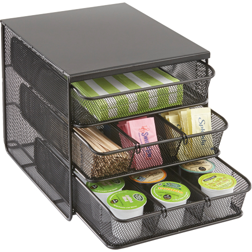 Onyx Triple Drawer Hospitality Organizer Les Fournitures Industrielles Méga