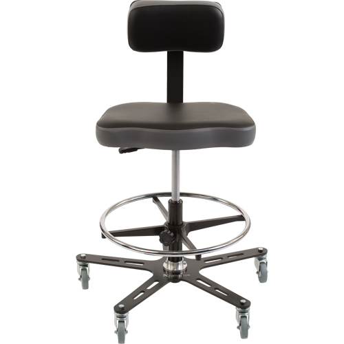 TF160 Industrial Grade Ergonomic Chair, Mobile, Adjustable Height, 300 lbs. Capacity Les Fournitures Industrielles Méga