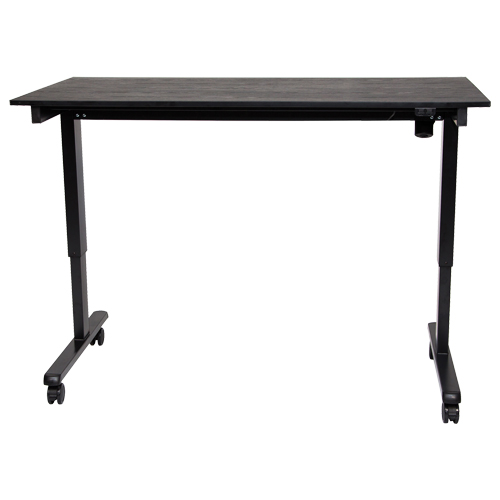 Bureau ajustable pour travail debout, , 45-1/4" h x 29-1/2" p, Noir Les Fournitures Industrielles Méga