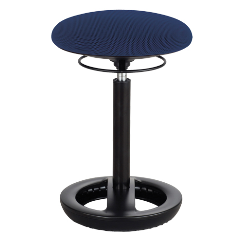 Chaise ergonomique Twixt, Stationnaire, Ajustable, , Mailles en polyester Si&egrave;ge, Bleu Les Fournitures Industrielles Méga