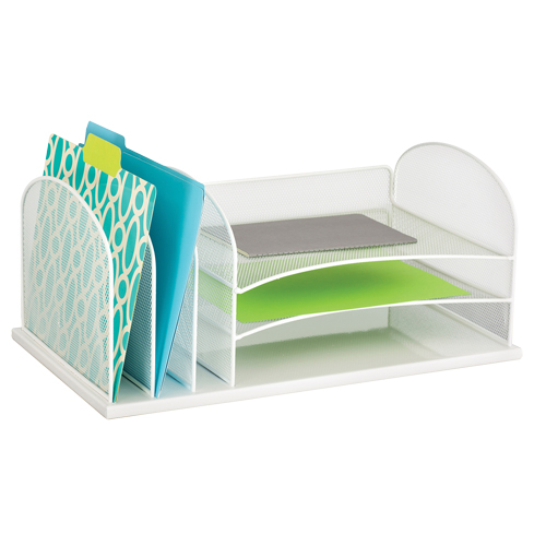 Onyx Desk Organizer Les Fournitures Industrielles Méga