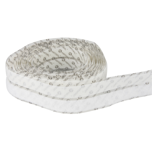 Fastener, Hook & Loop, 15' x 3/4", Adhesive, White Les Fournitures Industrielles Méga