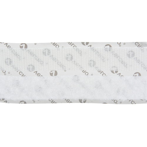 Fastener, Hook & Loop, 15' x 3/4", Adhesive, White Les Fournitures Industrielles Méga