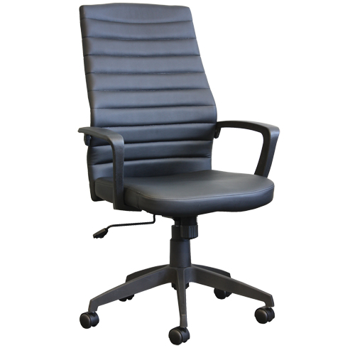 Chaise de bureau Activ A-128, Polyur&eacute;thane, Noir, Capacit&eacute; 275 lb Les Fournitures Industrielles Méga