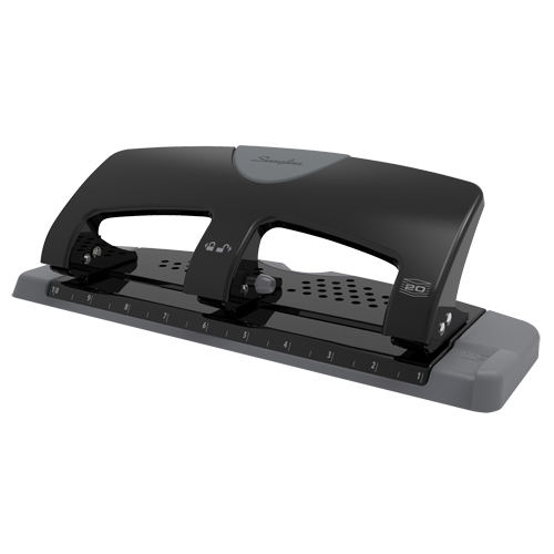 Swingline&reg; SmartTouch 3-Hole Punch Les Fournitures Industrielles Méga