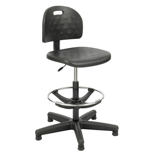 Tabouret Soft Tough, Stationnaire, Ajustable Hauteur, Capacit&eacute; 250 lb Les Fournitures Industrielles Méga