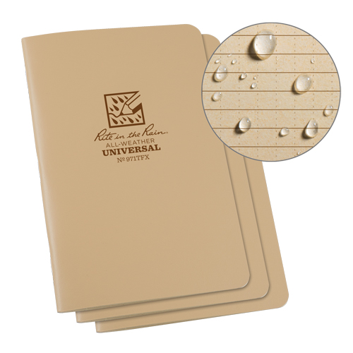 Carnet de notes, Couverture souple, Havane, 48 Pages, 4-5/8" , 7"  Les Fournitures Industrielles Méga