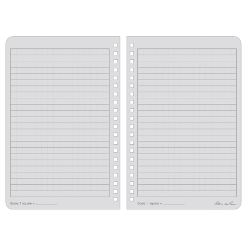 Side-Spiral Notebook, Soft Cover, Black, 64 Pages, 4-5/8" W x 7" L Les Fournitures Industrielles Méga