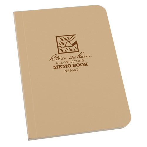 Livre m&eacute;mo, Couverture souple, Havane, 112 Pages, 3-1/2" , 5"  Les Fournitures Industrielles Méga