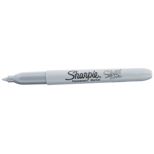 Permanent Marker, Silver, Fine Tip Les Fournitures Industrielles Méga