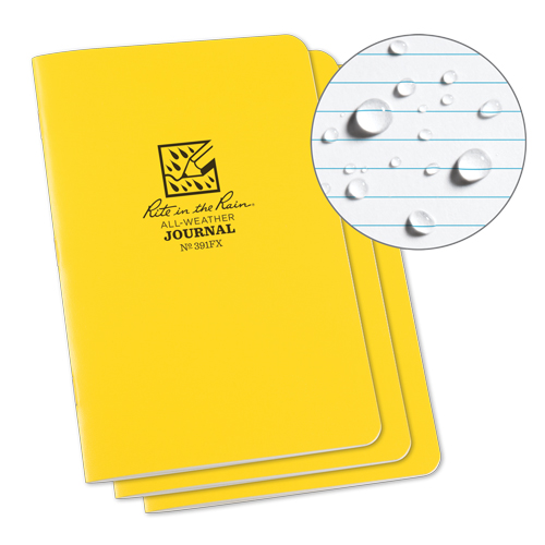 Carnet de notes, Couverture souple, Jaune, 48 Pages, 4-5/8" , 7"  Les Fournitures Industrielles Méga