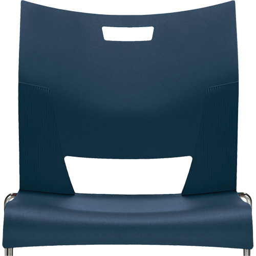 Chaise de formation sans bras Duet, Plastique, Hauteur 33-1/4", Capacit&eacute; 350 lb, Bleu Les Fournitures Industrielles Méga