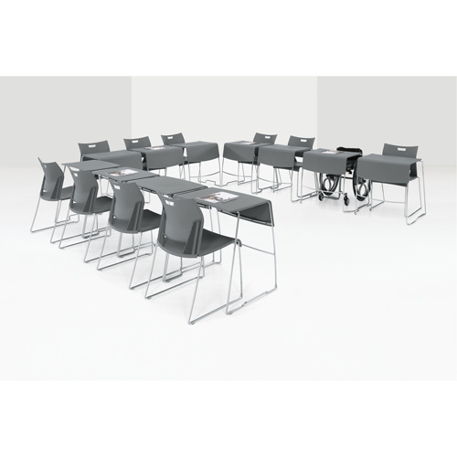 Table empilable Duet Les Fournitures Industrielles Méga