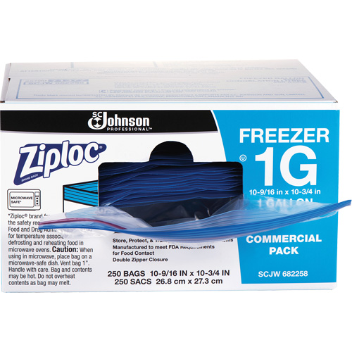 Sacs de cong&eacute;lation Ziploc Les Fournitures Industrielles Méga
